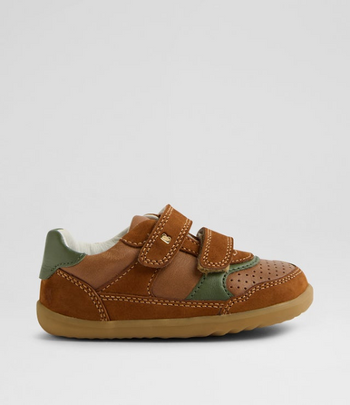 Bobux Hunter Flat Shoes - Caramel-1