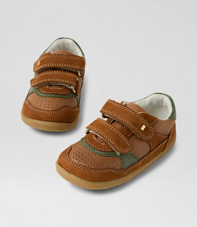 Bobux Hunter Flat Shoes - Caramel-2