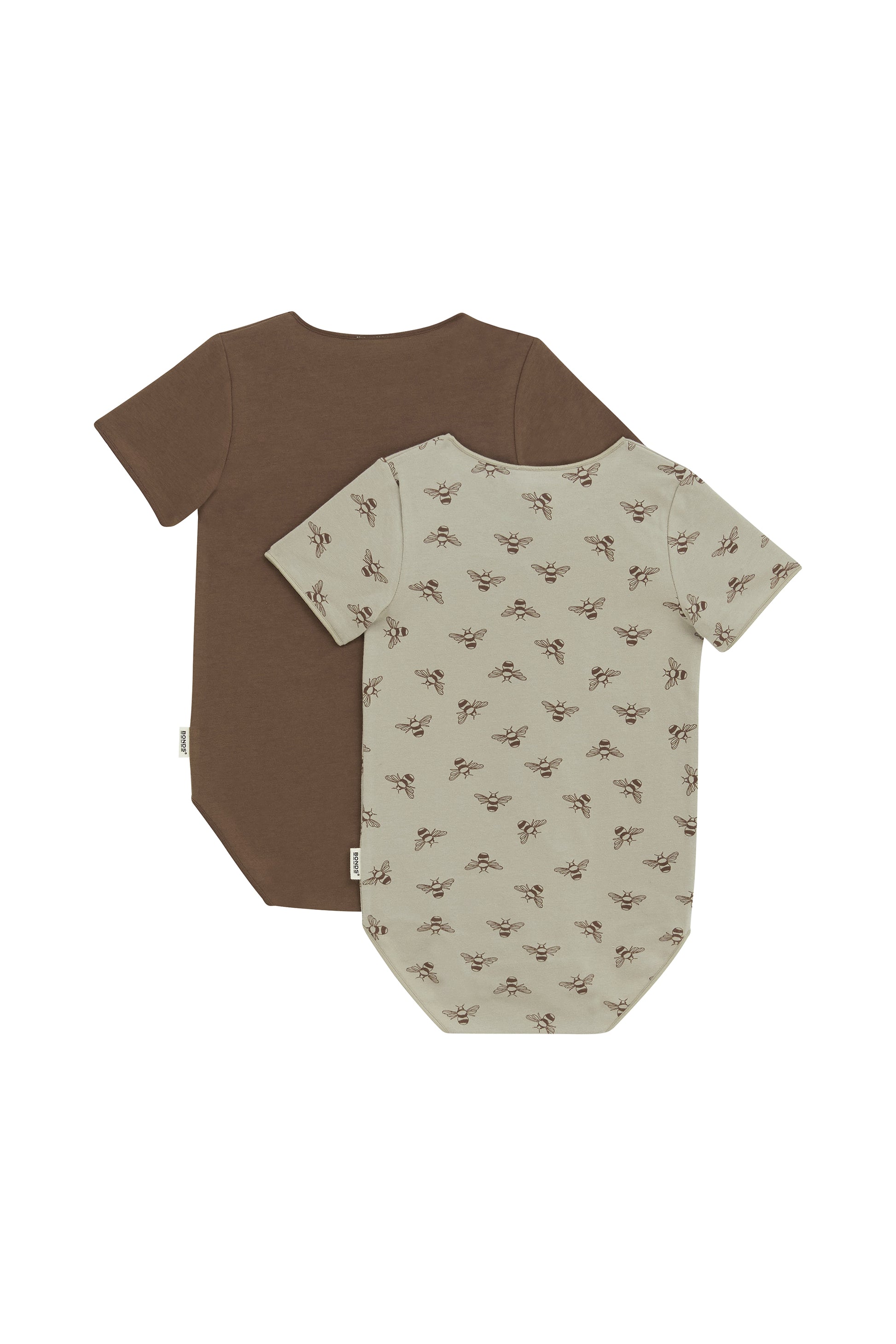 Bonds Wonderbodies Bodysuit 2 Pack - Buzzy Bees-2