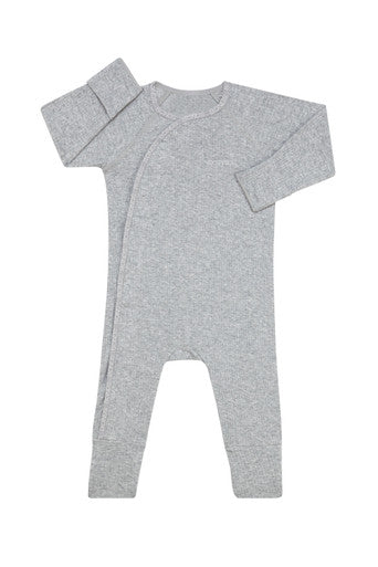 Bonds Pointelle Cozysuit - Light Grey-1