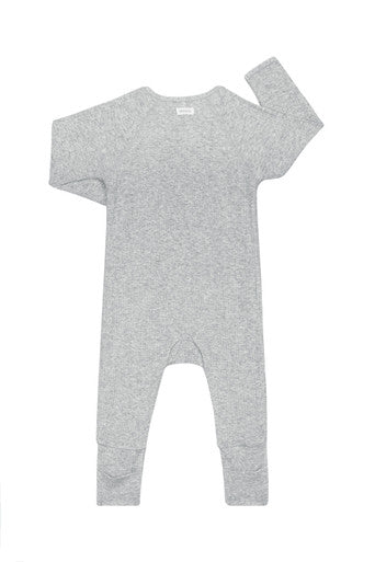 Bonds Pointelle Cozysuit - Light Grey-2