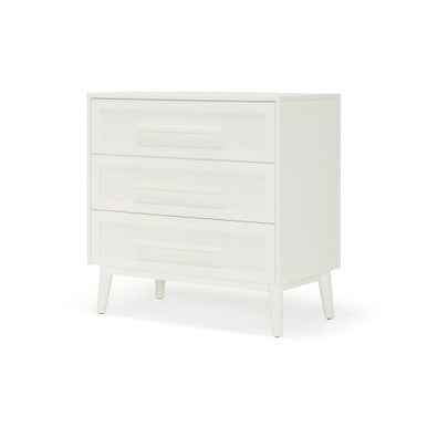 Babyrest Kaya Cot & Chest Nursery Package - White-3