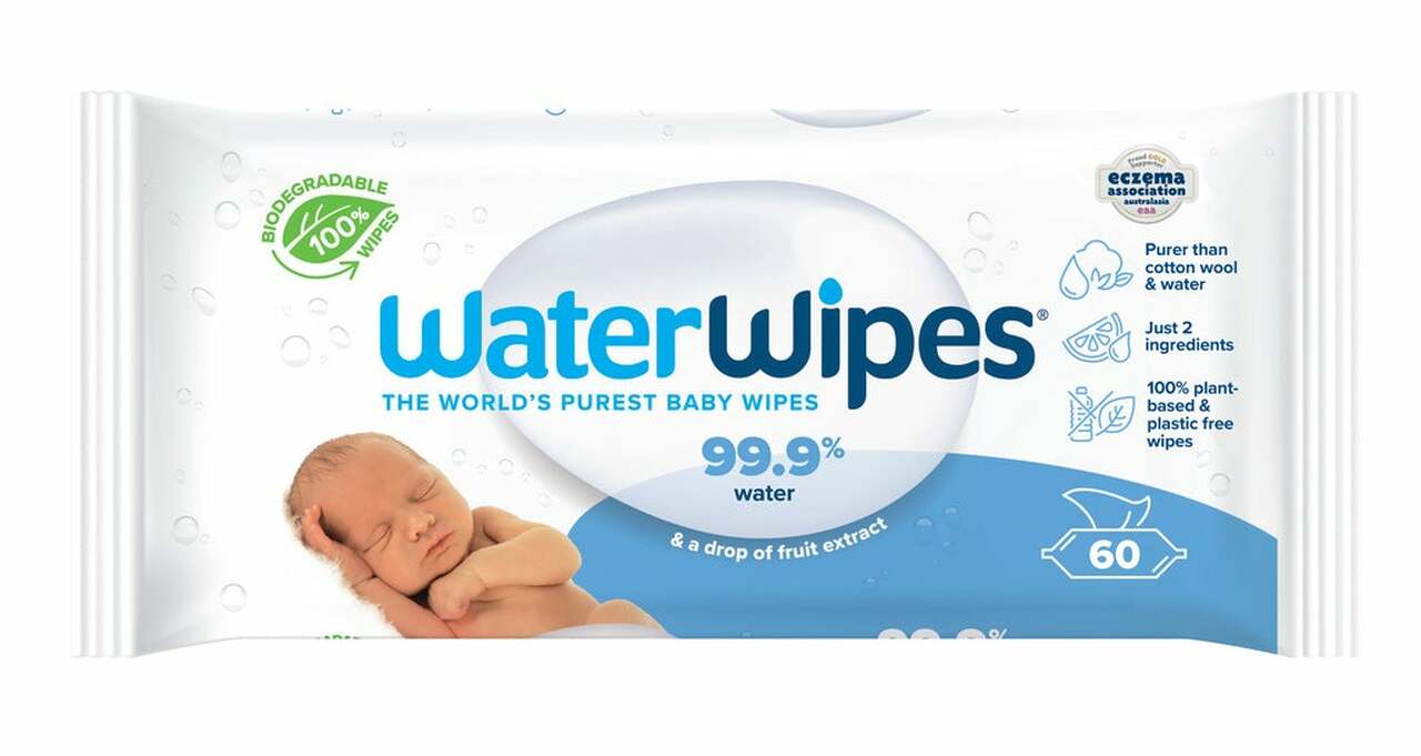 WaterWipes Chemical Free Baby Wipes 60s-1