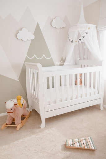 Super Nanny Chelsea Sleigh Cot Bed-2