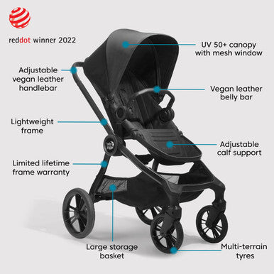 Baby Jogger City Sights + Maxi Cosi Mico Luxe Bundle-2