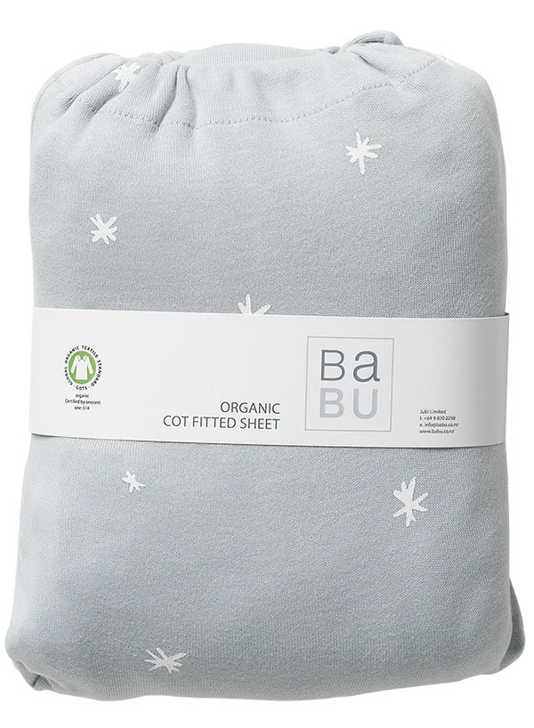 Babu Organic Cot Fitted Sheet-26