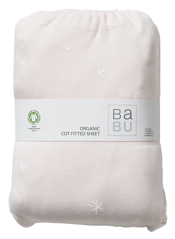 Babu Organic Cot Fitted Sheet-25