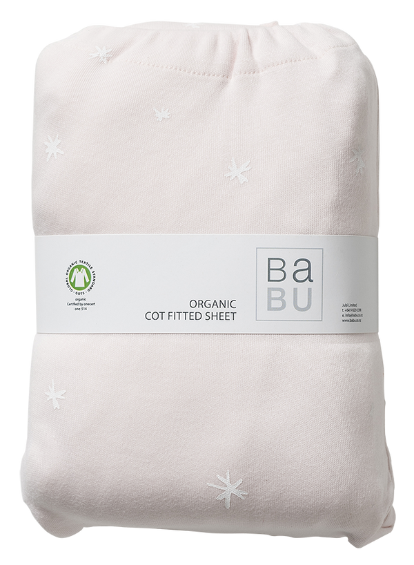 Babu Organic Cot Fitted Sheet-27