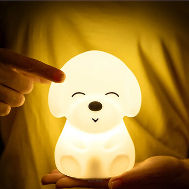 Rechargeable Silicone Puppy Night Light-2
