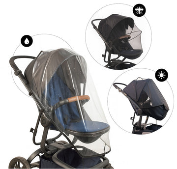 Ezimoov 3-in-1 Convertible Stroller Cover