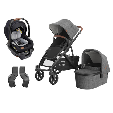 UPPAbaby Vista V3 and Maxi Cosi Mico Luxe+ Bundle - Greyson-1