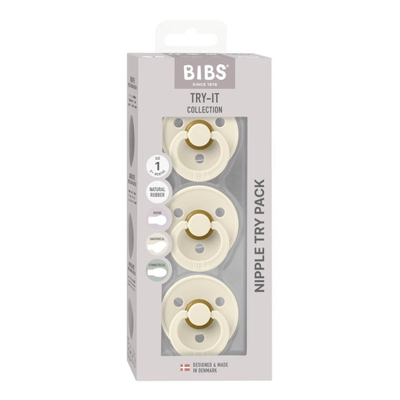BIBS Try-it Latex Soother Starter Box 3pk-2