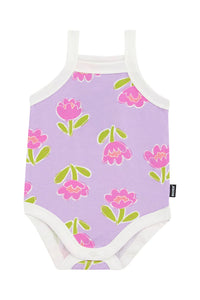 Bonds Roomies Singlet Suit - Sunlit Petals 3-6m-1