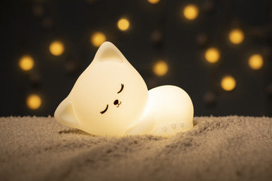 Rechargeable Silicon Cat LED Night Light-2