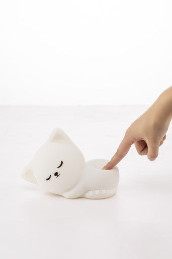 Rechargeable Silicon Cat LED Night Light-3