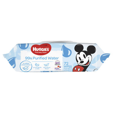 Huggies Ultimate Baby Wipes Over 99% Water-3
