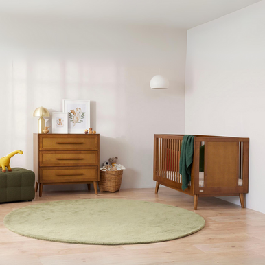 Babyrest Kaya Cot & Chest Nursery Package - Teak-2
