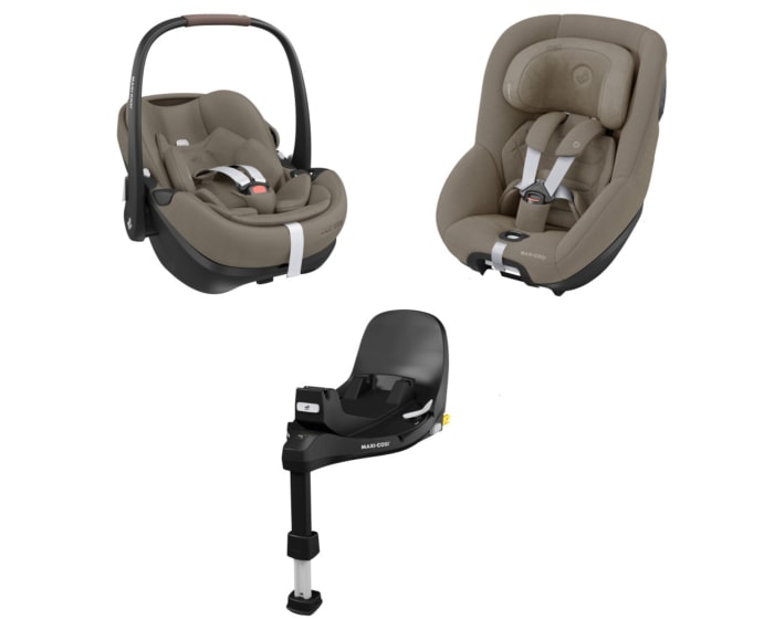 Maxi Cosi 360 Pro SlideTech Trio Bundle - Newborn to 4 years-1