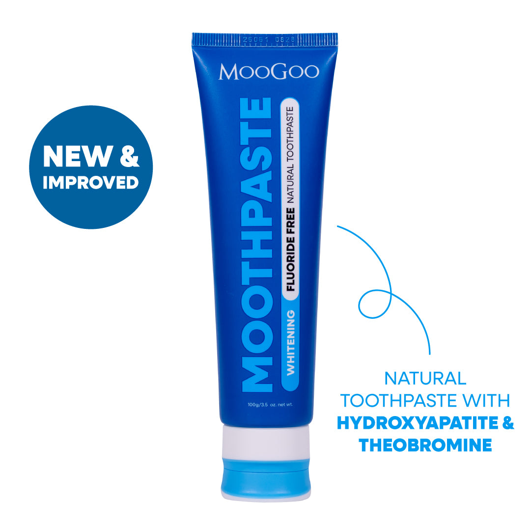 MooGoo Whitening Moothpaste – Fluoride Free 100g-2