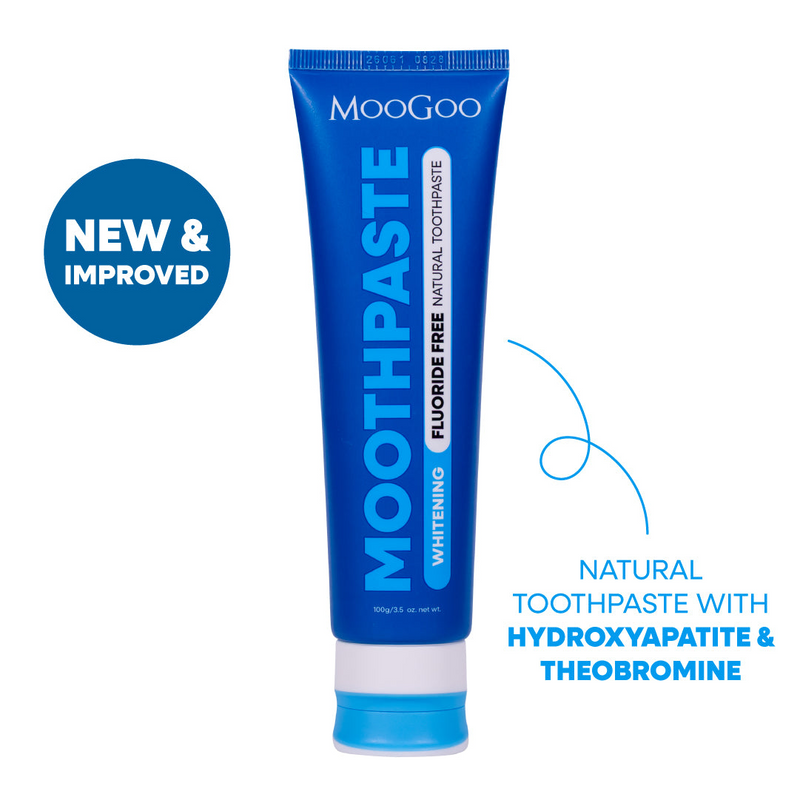 MooGoo Whitening Moothpaste – Fluoride Free 100g-2