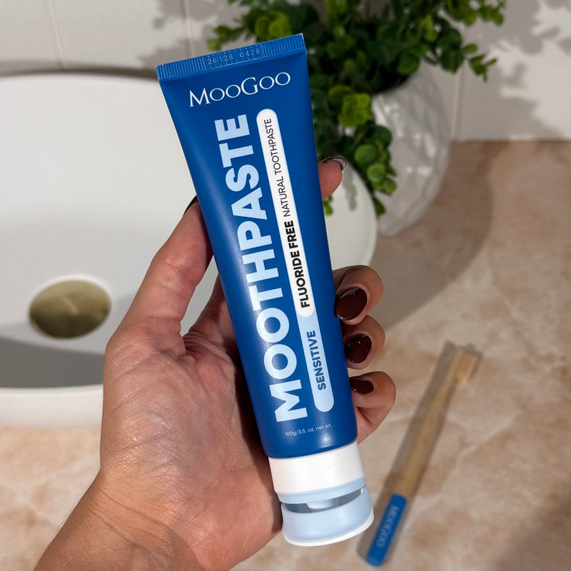 MooGoo Sensitive Moothpaste – Fluoride Free 100g-2