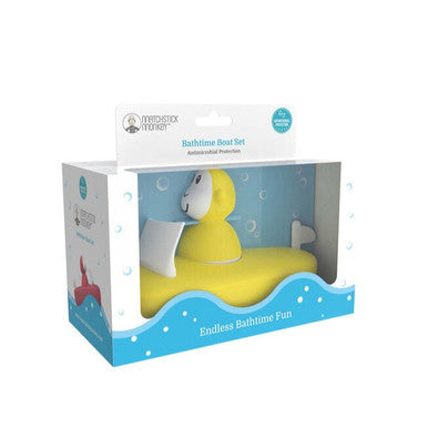 Matchstick Monkey Boat Set - Yellow-2