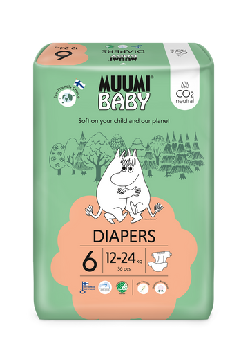 Muumi Baby Nappies Junior 36s-1