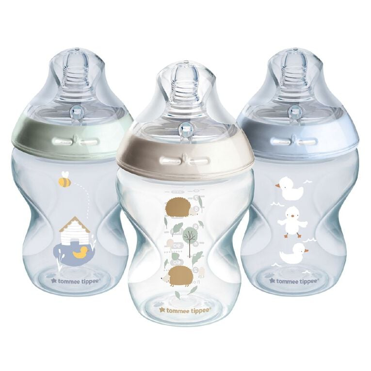 Tommee Tippee Natural Start Decorated PP Bottles 260ml 3pk-2