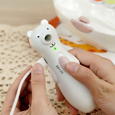 Haakaa Happii Bear Rechargeable Nail Trimmer Set-3