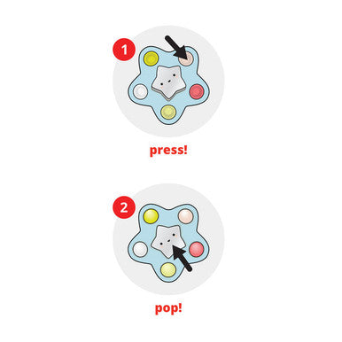 Skip Hop Silver Lining Cloud Pop Star Sensory Toy-3