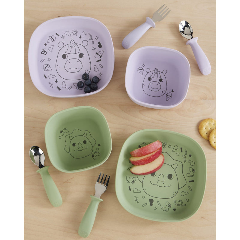 Skip Hop Besties Squad Fork & Spoon Set-3