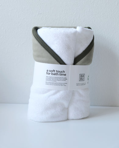 Babu Terry Hooded Baby Towel-15