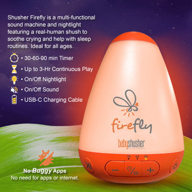 Firefly Baby Shusher - Rechargeable and Portable Soother-2