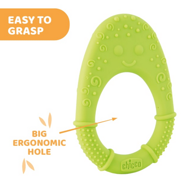 CHICCO All Soft Avocado Teether 2m+-2