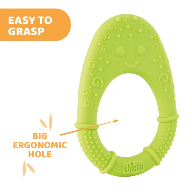 CHICCO All Soft Avocado Teether 2m+-2