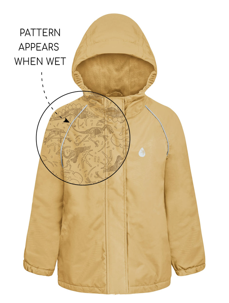 Therm SplashMagic Rainshell - Sand/Dino Bones-1