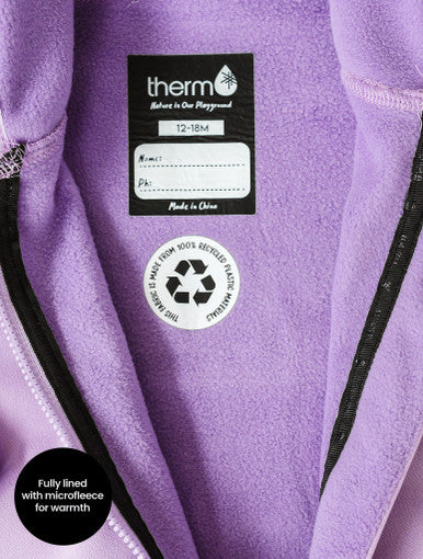 Therm All-Weather Fleece Onesie - Periwinkle-3