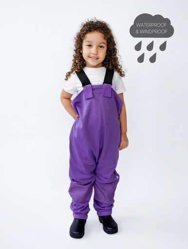 Therm All-Weather Fleece Overalls - Violet-3