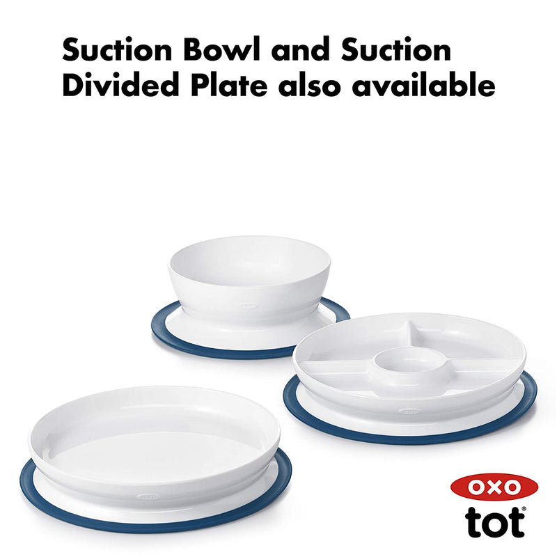 OXO Tot Stick & Stay Suction Divided Plate-16