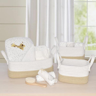 Living Textiles 3pc Storage Set - Natural-2