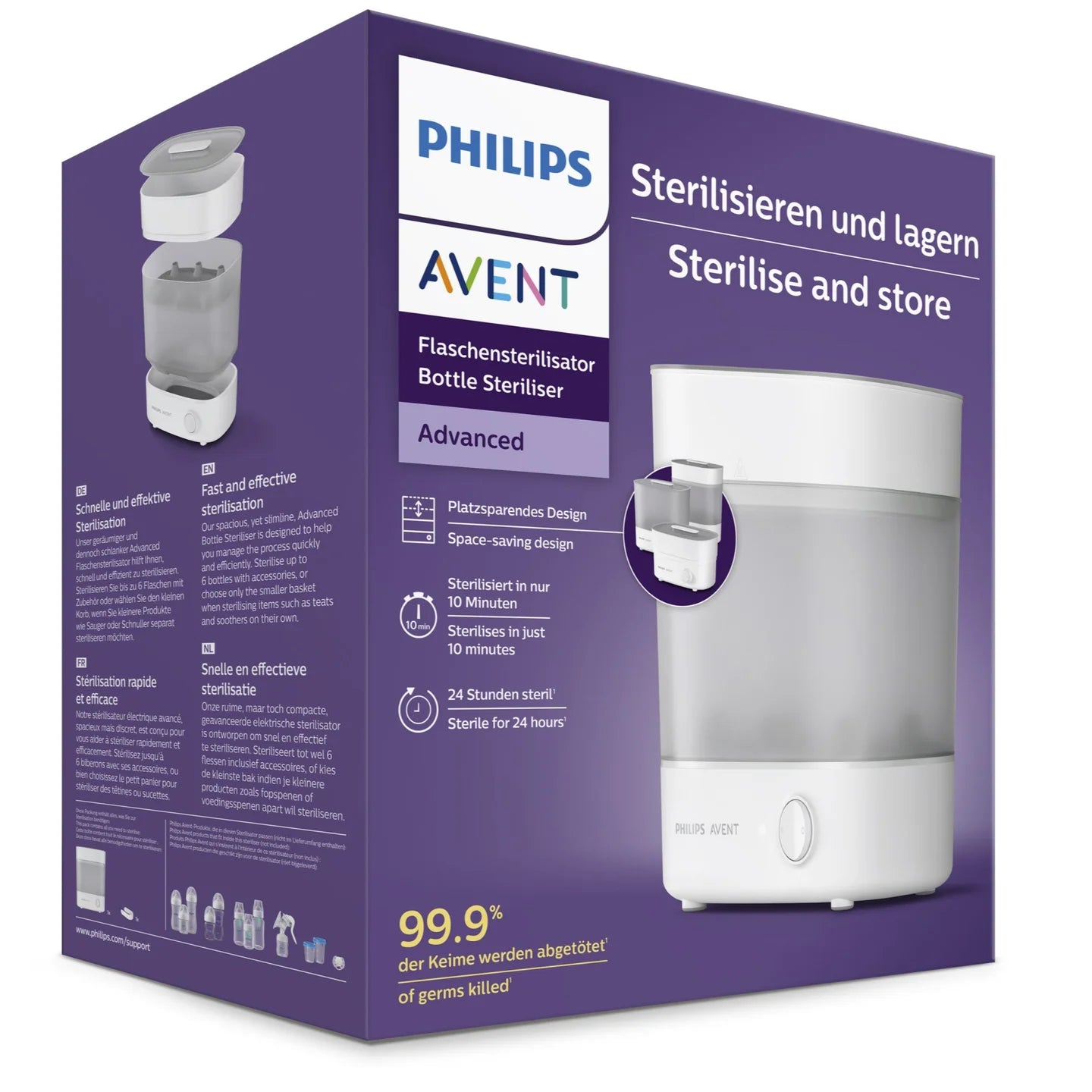 Philips AVENT 3-in-1 Electric Steam Steriliser-5