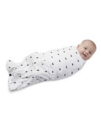 Mum 2 Mum Summer Dream Swaddle - Black Cross-1