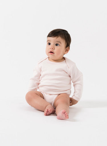 Babu Organic Envelope Neck Bodysuit - Shell Star-1