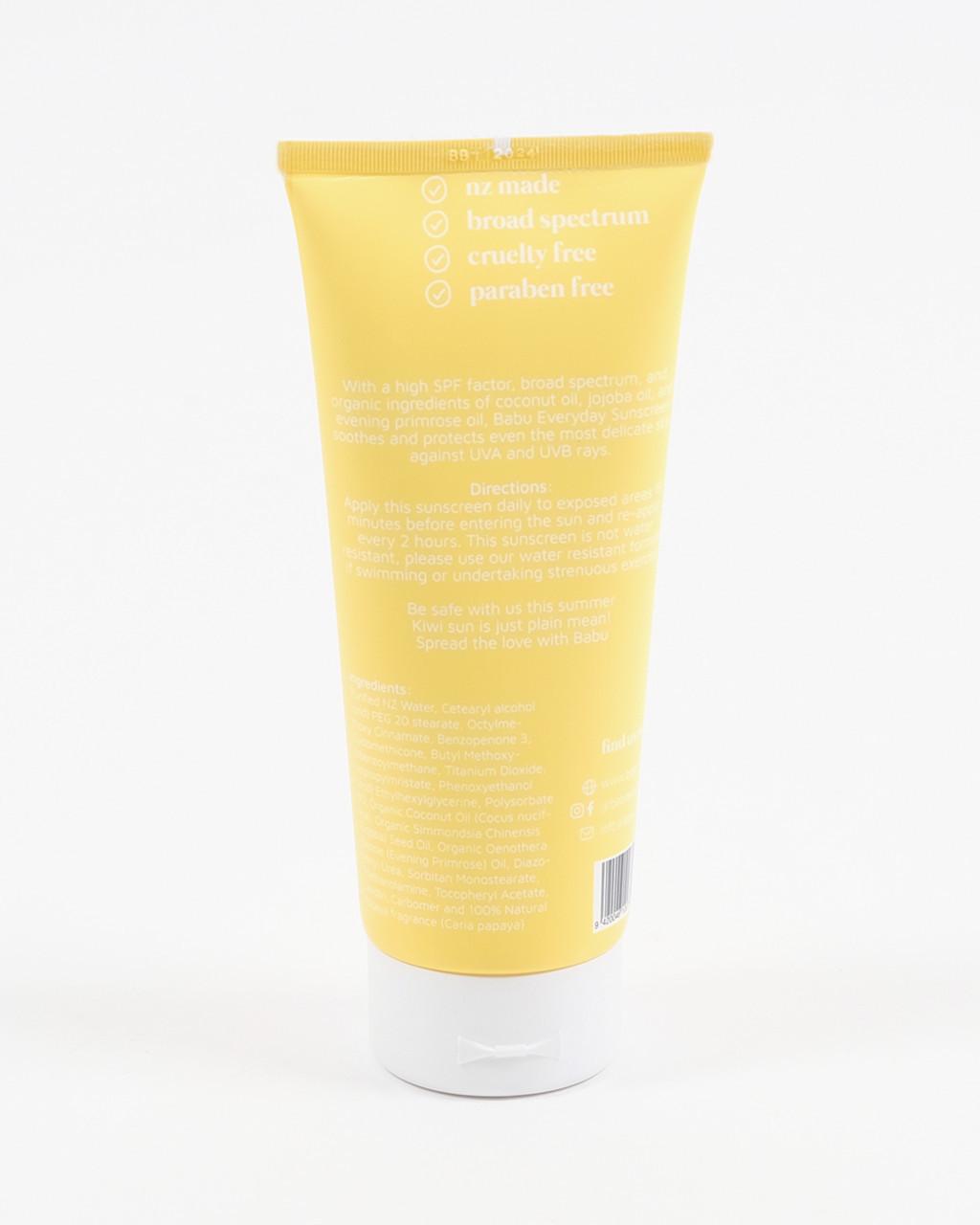 Babu Everyday Sunscreen - 200ml-2