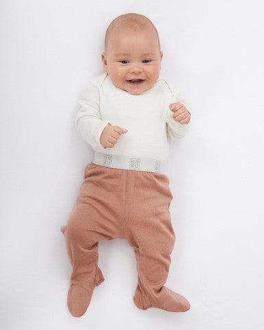 Buy Babu Merino Footed Leggings - Rose Online - Babies Nz