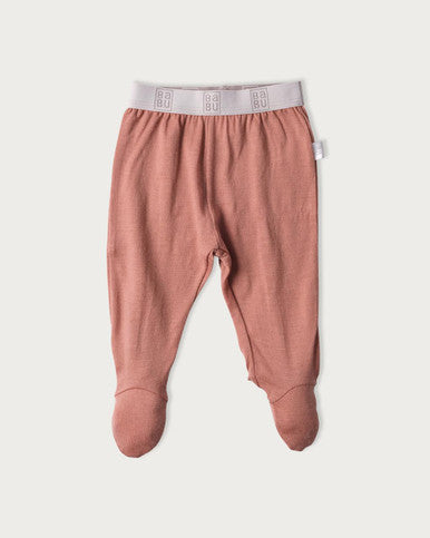 Buy Babu Merino Footed Leggings - Rose Online - Babies Nz