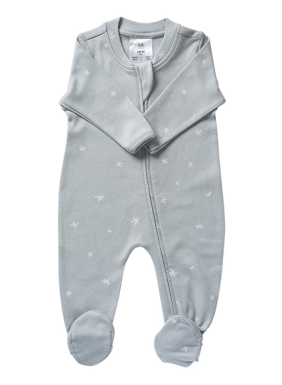 Babu Organic All In One Zip Front with Feet-17