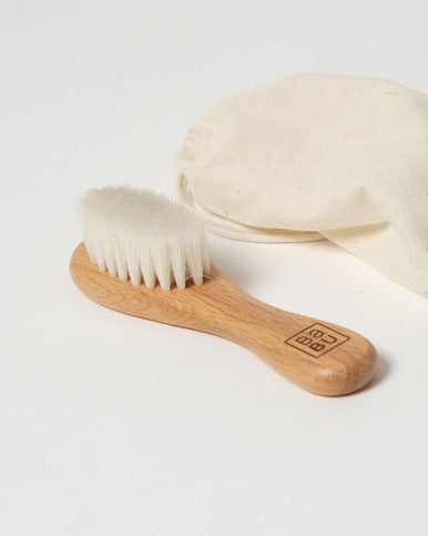 Buy Babu Wooden Baby Hairbrush Online - Babies Nz