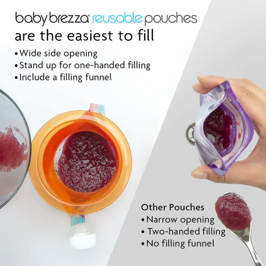 Baby Brezza Food Pouch With Funnel 10pk-2