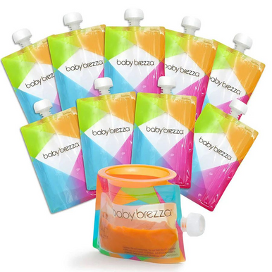 Baby Brezza Food Pouch With Funnel 10pk-1